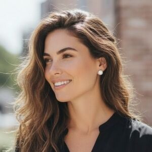 4TCW .925 Silver Round Moissanite Stud Earrings W/ GRA